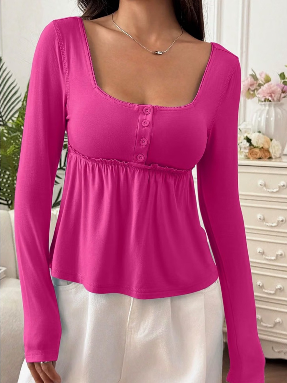 Women’s Long Sleeve babydoll top